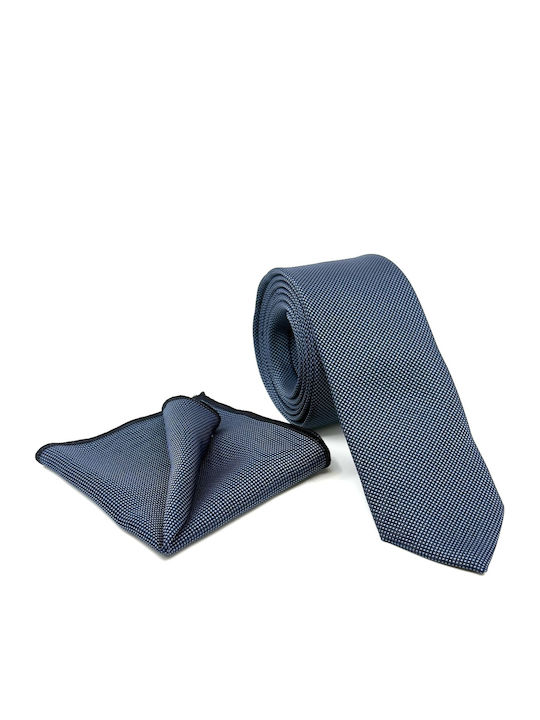 Legend Accessories Men's Tie Set Monochrome in Blue Color