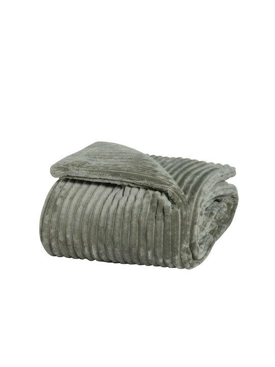 Kentia Sergio Ριχτάρι Πολυθρόνας Fleece 75x160εκ. 10 Green