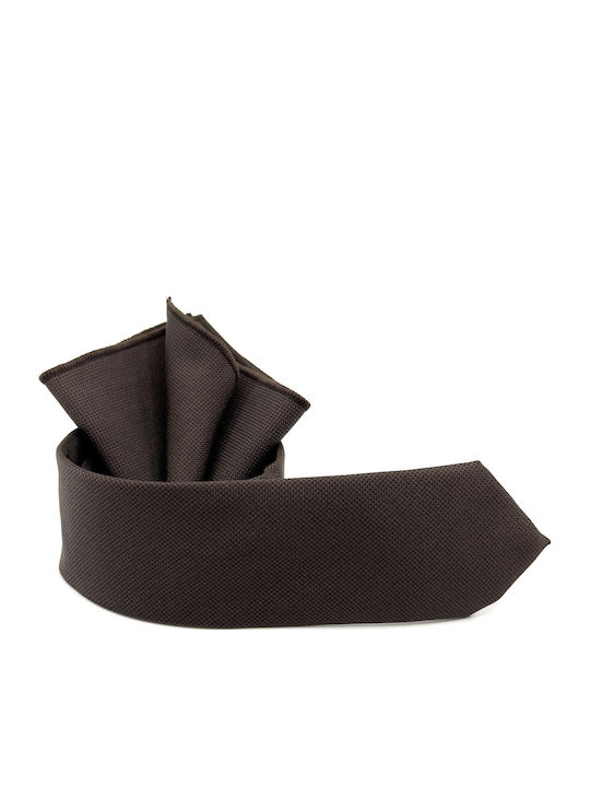 Legend Accessories Men's Tie Set Monochrome in Brown Color