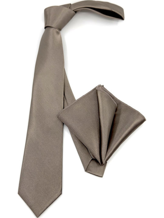 Legend Accessories Men's Tie Set in Brown Color