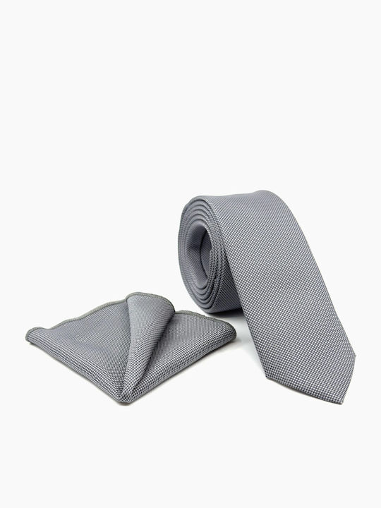 Legend Accessories Herren Krawatten Set Monochrom in Gray Farbe