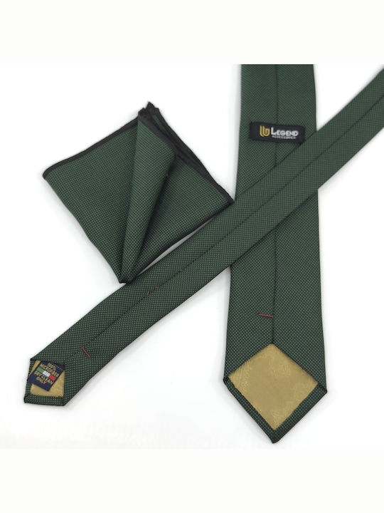 Legend Accessories Men's Tie Set Monochrome in Green Color