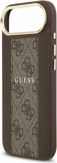 Guess Umschlag Rückseite Silikon / Kunststoff Braun (iPhone Air)