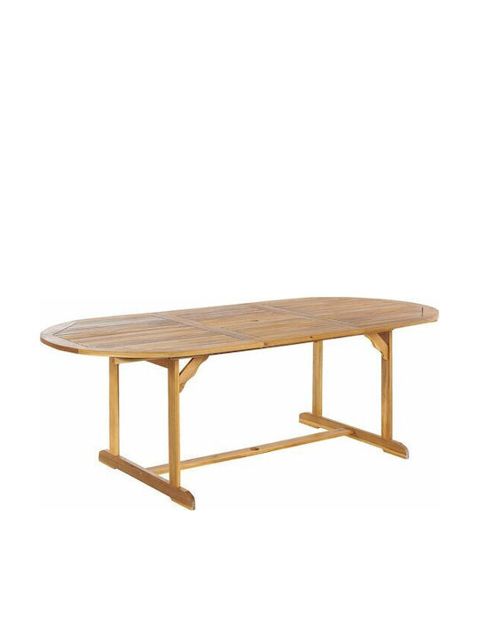 Garden & Terrace Table from Acacia Berwyn 1977 Light Wood Shade 100x74cm