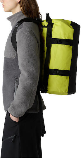 The North Face Base Camp Duffel Sack Voyage Back 31lt Yellow Fabric L27.94xW27.94xH27.92cm