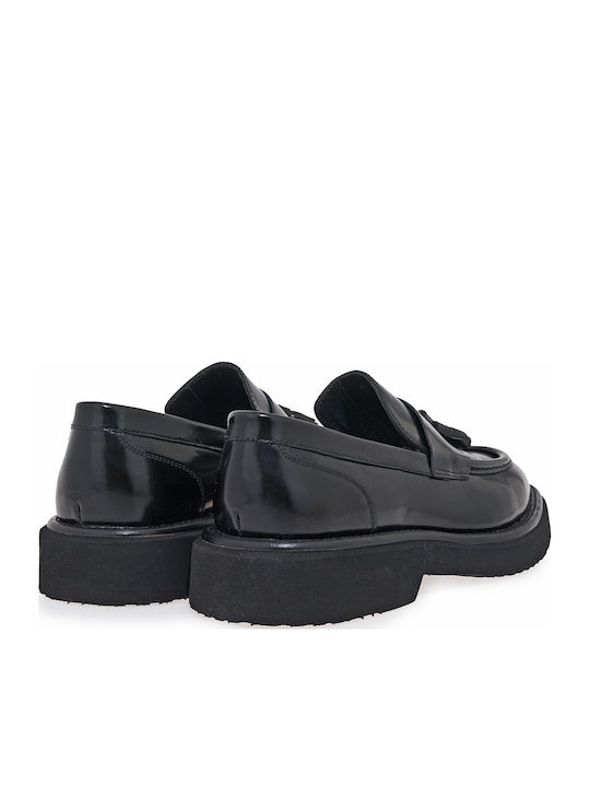 Men's Leather Loafers Black