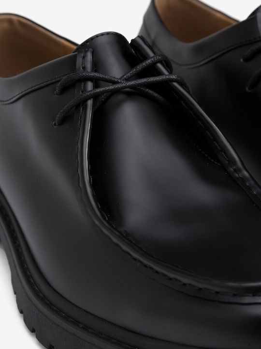 Δερμάτινα Ανδρικά Loafers σε Μαύρο Χρώμα