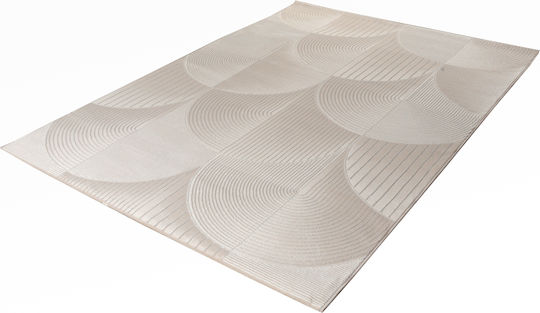 Tzikas Carpets Creation 74408-260 Σετ Μοντέρνα Χαλιά Κρεβατοκάμαρας Μπεζ-χρυσό 3τμχ