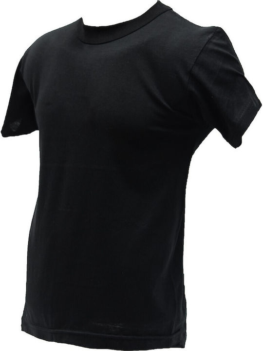 Herren Unterhemden Black 1Packung