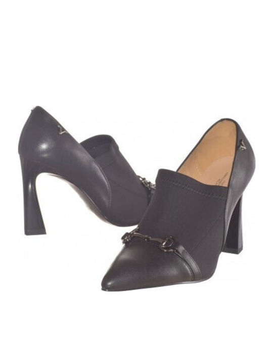 Leather Black High Heels
