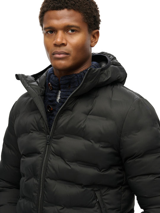 Geacă Iarnă Puffer Neagră