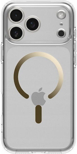 Spigen Ultra Hybrid Mag Back Cover Silicone / Plastic 2mm Clear Gold (iPhone 17 Pro)