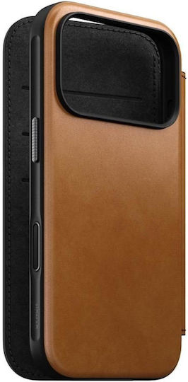 Nomad Wallet Metallic 2mm Brown (iPhone 17 Pro)
