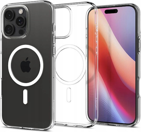 Spigen Liquid Crystal Magsafe Umschlag Rückseite Silikon 2mm Transparent (iPhone 17 Pro Max)