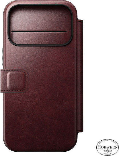 Nomad Wallet Μεταλλικό 0.75mm Μπορντό (iPhone 17 Pro)