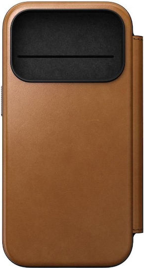 Nomad Wallet Metallic 2mm Brown (iPhone 17 Pro)