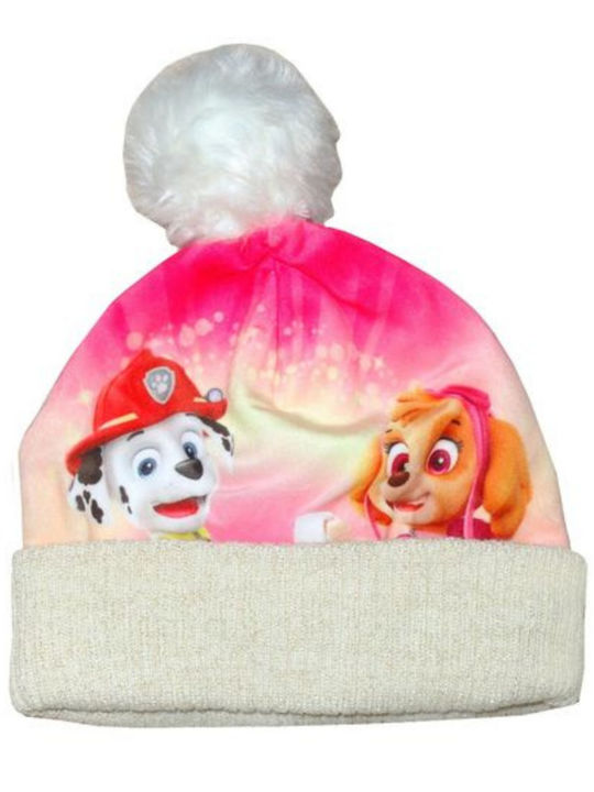 Kinder Mütze Set Fleece Rosa