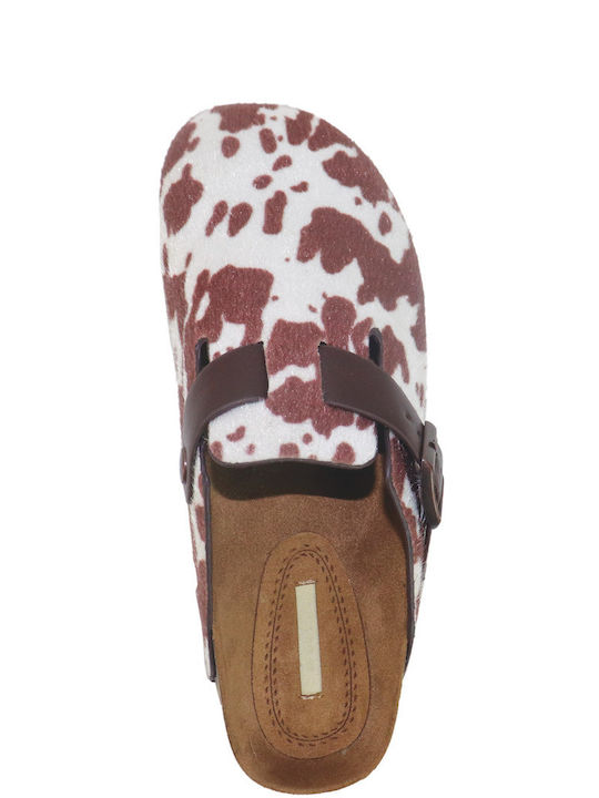 koniaris Women's Clogs Brown