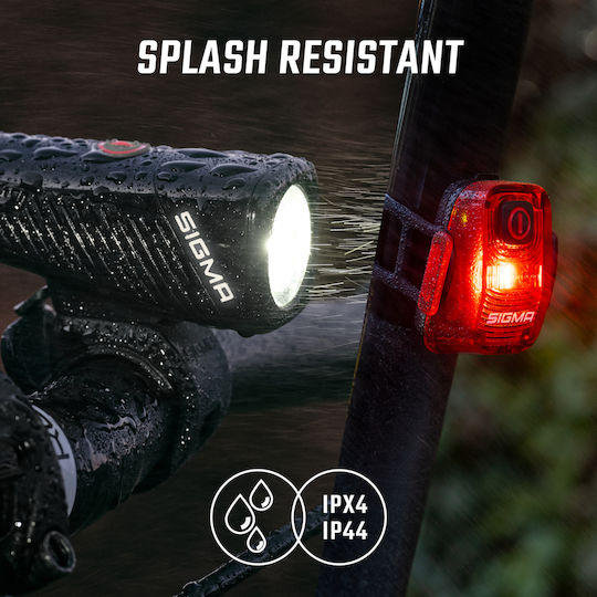 Sigma Sport Buster 150 Επαναφορτιζόμενο Σετ Φώτα Ποδηλάτου