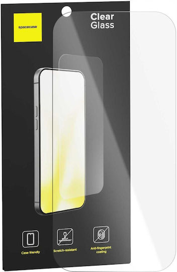 Spacecase 2.5D 0.3mm Gehärtetes Glas (iPhone 17 / 17 Pro / 16 Pro)
