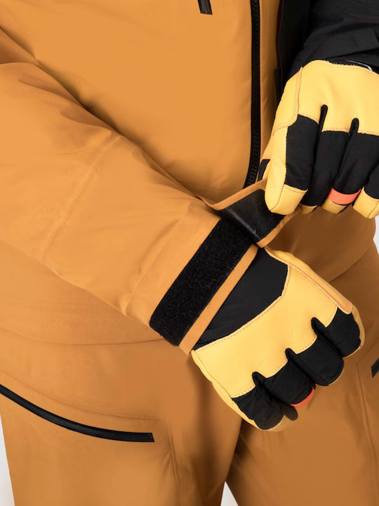 Salewa Sella 28728-7021 Ανδρικό Μπουφάν για Σκι & Snowboard Καφέ