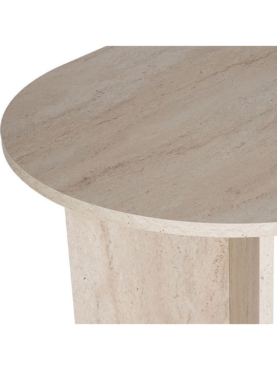 Sablin Tisch Speisesaal Holz Travertine 180x89.5x75cm