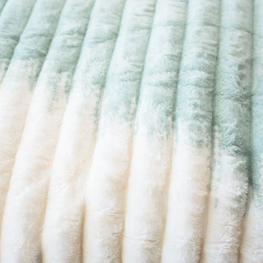 My Home Luxury Κουβέρτα Fleece Μονή 160x220εκ. Εκρού - Τιρκουαζ
