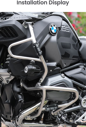 Motorcycle Crash Bar Buffer Protective Rubber Sleeve（two-piece Included）engineering Plastic Rubber