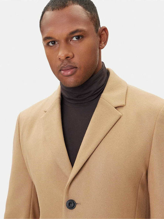 Herren Mantel Beige