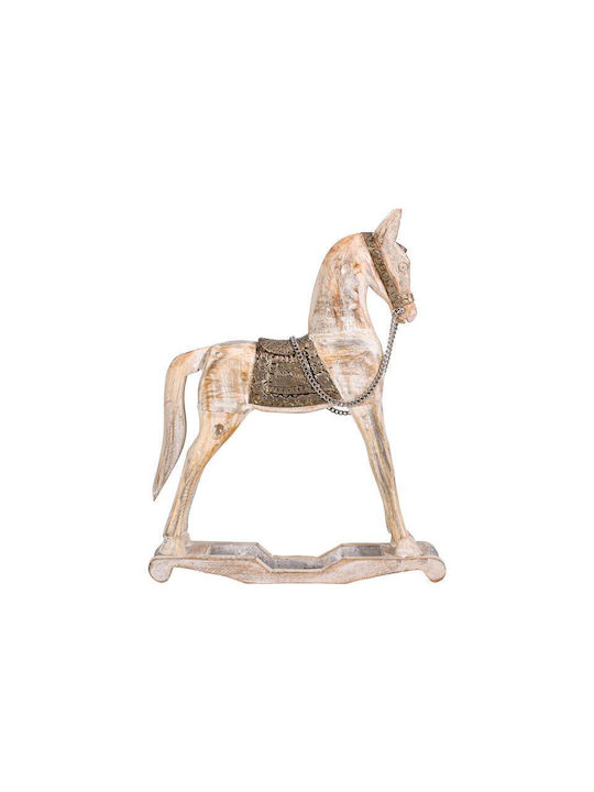 Fylliana Decorative Horse made of Wood Fl6561 27x8x34cm 1pcs