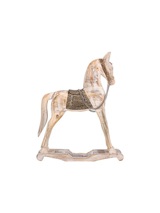 Fylliana Decorative Horse made of Wood Fl6561 38x9x46cm 1pcs