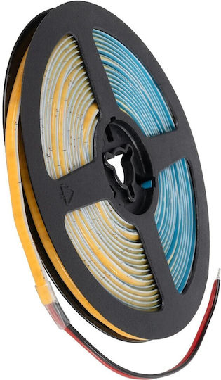 GloboStar Ταινία LED Bee 24V Θερμό Λευκό Φως 5m Τύπου COB