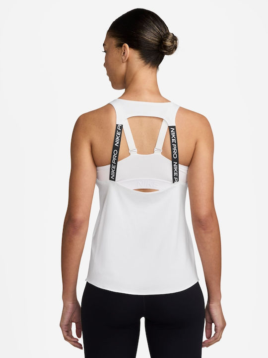Дамска Спортна Блуза Без Ръкави Dri-Fit Бял