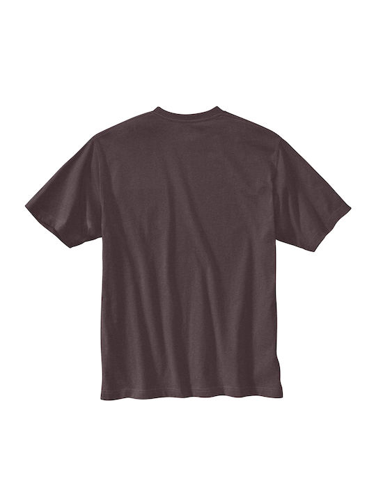 Heavyweight T-shirt Dark Sepia