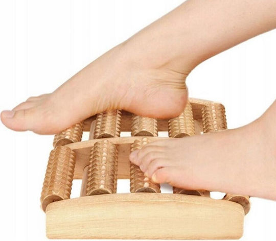 Wooden Roller Massage for the Legs