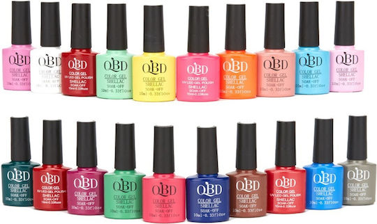 QBD Semi-Permanent Nail Polish 130 10ml 1pcs