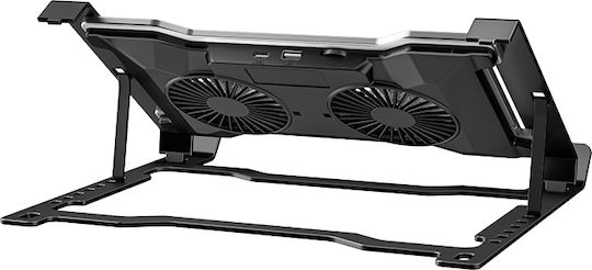 NOD Ultra Cooling Pad για Laptop έως 17.3" με 2 Ανεμιστήρες