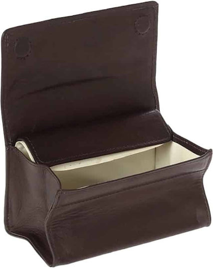 Lavor Lederne Tabaktasche in mit magnetischem Verschluss 11x7.5cm Practicality Brown