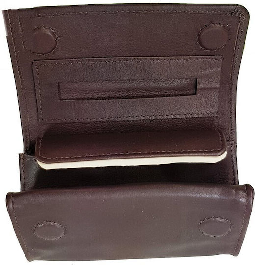 Lavor Lederne Tabaktasche in mit magnetischem Verschluss 11x7.5cm Practicality Brown