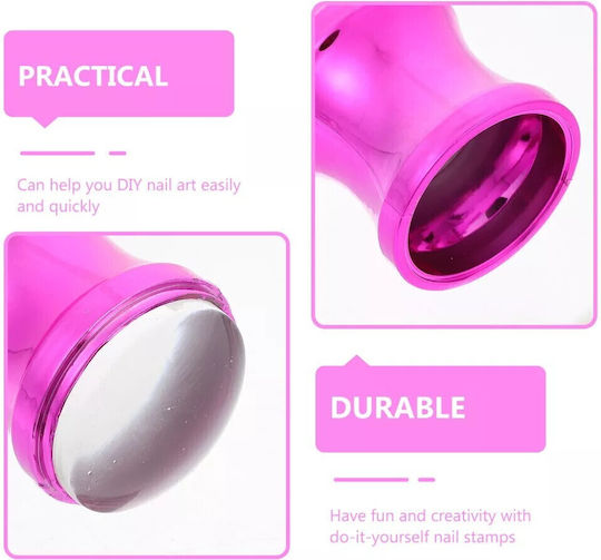 Jelly Stamp Nageldesign Δυο Καρτέλες Σχέδια