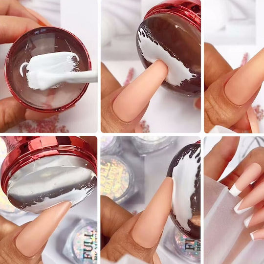 Jelly Stamp Nageldesign Δυο Καρτέλες Σχέδια