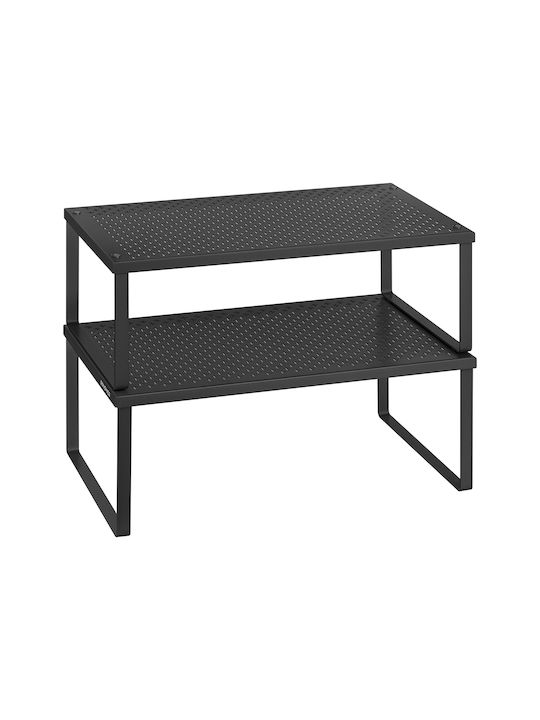 Songmics Tabletop Inox Base 2 Pieces Black