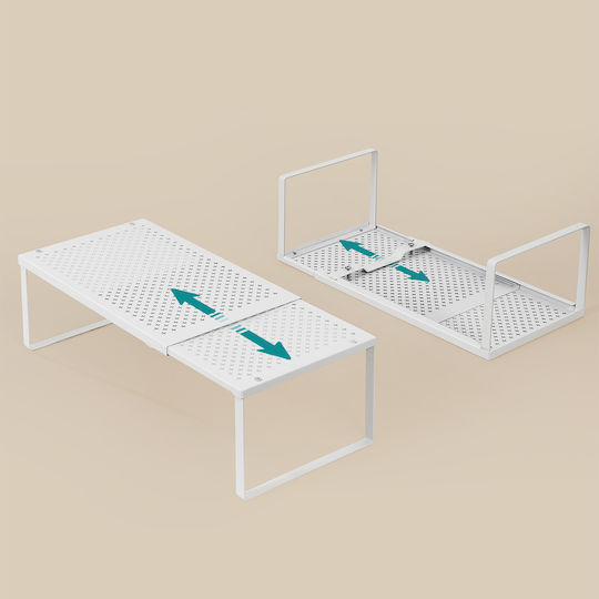 Songmics Tischständer Inox 38x23x15,3cm Weiße