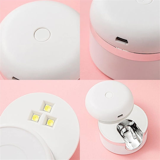 Επιτραπέζια Φορητή Λάμπα Πολυμερισμού 3w Q4 Uv & Led