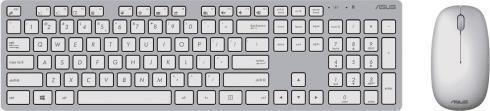 Asus W5000 Kabellos Tastatur & Maus Set Englisch US Weiß