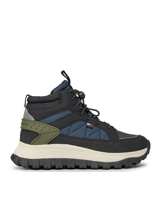 Kids Boots with Laces Black