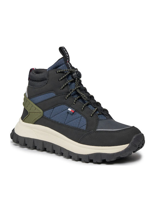 Kids Boots with Laces Black