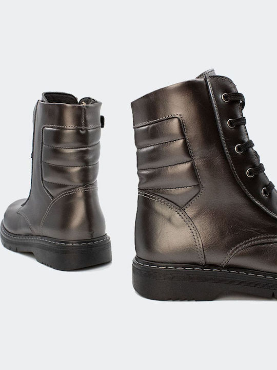 Anatomisch Kinderstiefel mit Reißverschluss Silber 11576|2087-1|1004-15|0000-0|