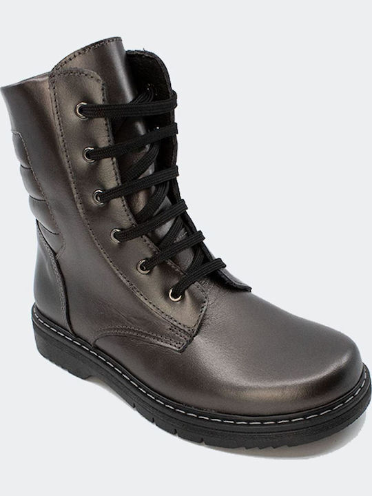 Anatomisch Kinderstiefel mit Reißverschluss Silber 11576|2087-1|1004-15|0000-0|
