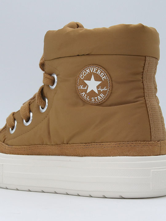 Chuck Taylor All Star Suede Kids Boots Brown